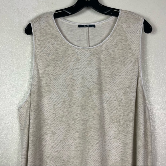 Tart 3X Sleeveless modal blend print swing dress stretch - Picture 4 of 9